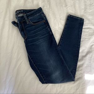 Denim skinny jeggings